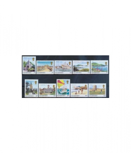 Guernsey 325/34 A ** Freimarken: Ansichten von Guernsey