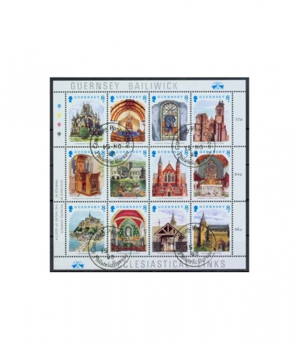 Guernsey 436/47 Zd-Bogen O Beziehungen der Insel Guernsey a kirchlichem Gebiet
