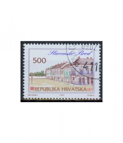 Kroatien 225 O Freimarke: Kroatische Städte