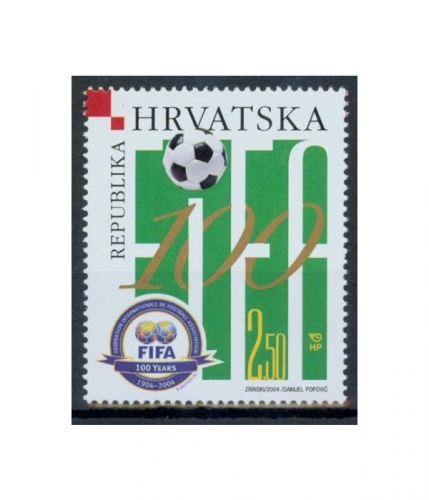 Kroatien 686 ** 100 Jahre Internationaler Fußballverband
