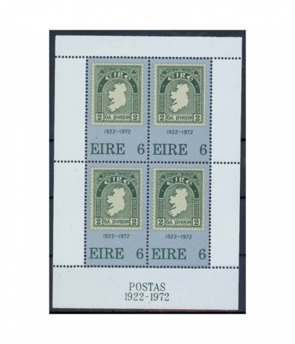 Irland Block 1 ** 50 Jahre irische Briefmarken