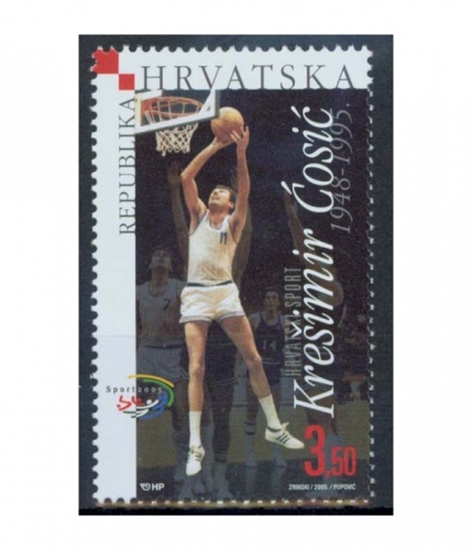 Kroatien 730 ** Sport: 10. Todestag von Kresimir Cosic