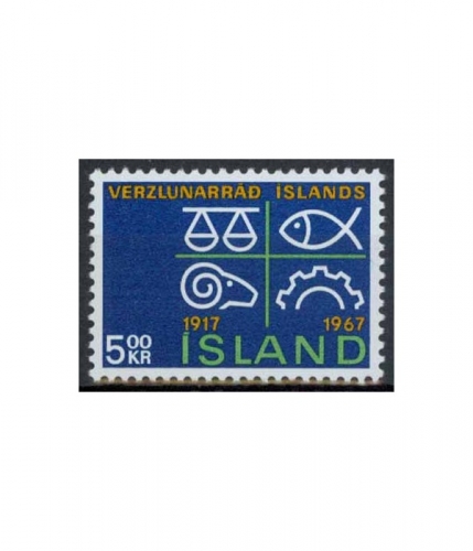 Island 412 ** 50 Jahre Handelskammer
