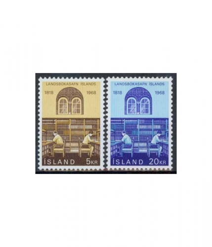 Island 422/23 ** 150 Jahre Nationalbibliothek