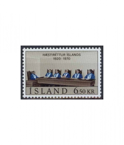 Island 438 ** 50 Jahre Oberster Gerichtshof