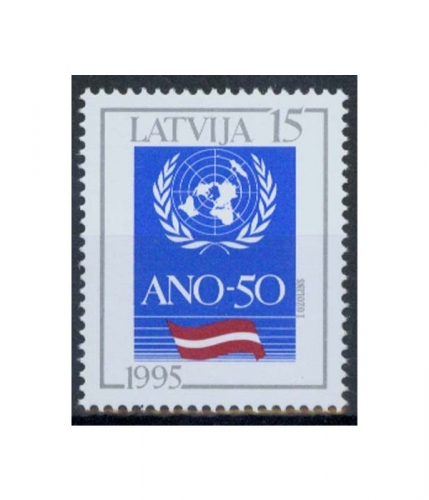 Lettland 394 ** 50 Jahre Vereinte Nationen