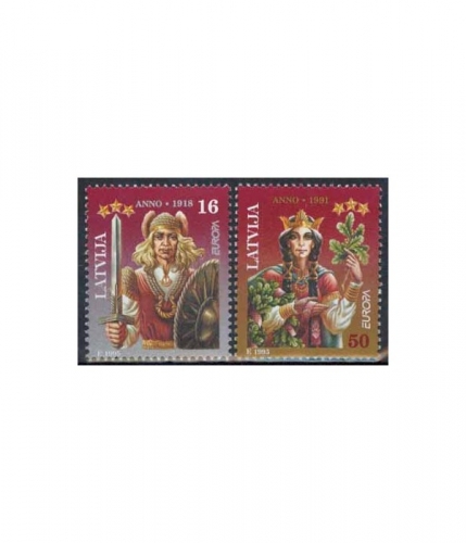 Lettland 414/15 **, Europa