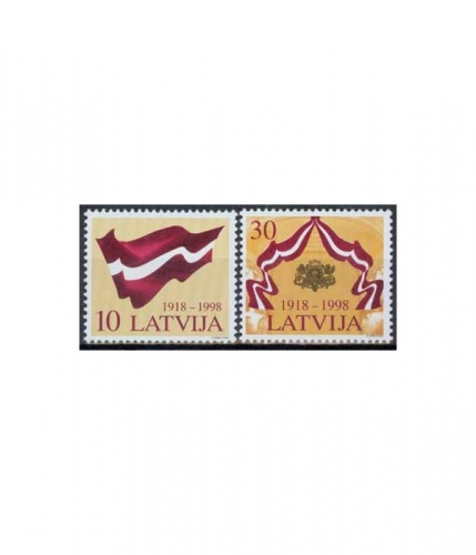 Lettland 490/91 ** 80. Jahrestag der Unabhängigkeit