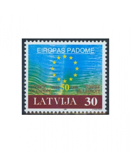 Lettland 500 ** 50 Jahre Europarat