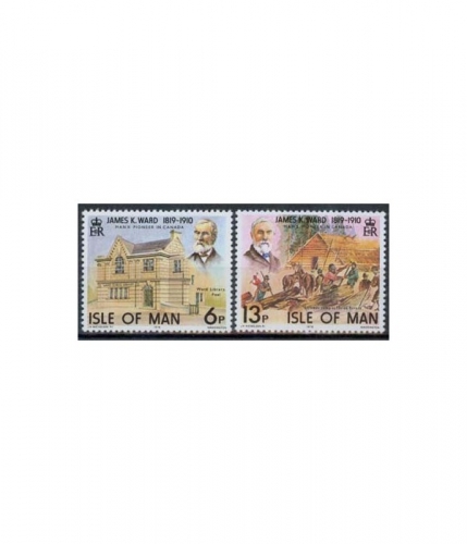 Insel Man 129/30 ** Auswanderer James Kewley Ward