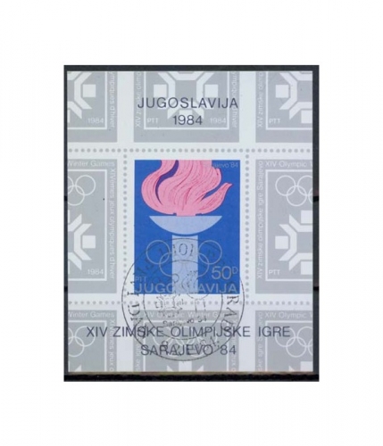 Jugoslawien Block 24 O Olympische Winterspiele