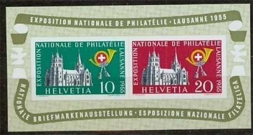 Schweiz MiNr. Bl. 15 **, Briefmarkenausstellung