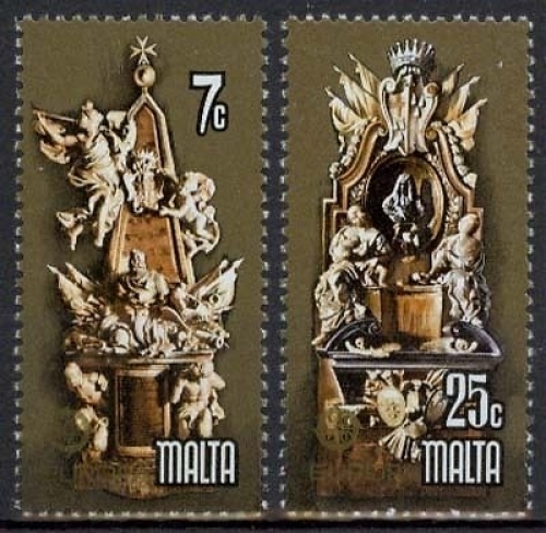 Malta MiNr. 569/70 **, Europa: Baudenkmäler, 1978