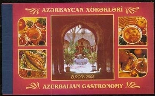 Aserbaidschan MiNr. 608/11 MH **, Europa 2005, Gastronomie
