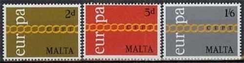 Malta MiNr. 422/24 **, Europa 1971, Kette