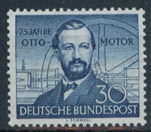 Bund MiNr. 150 **, 75 Jahre Otto-Viertakt-Gasmotor