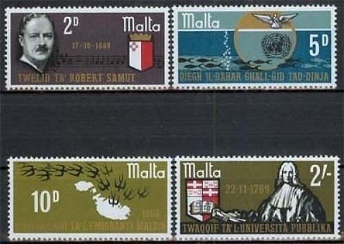 Malta MiNr. 389/92 **, Jahrestage