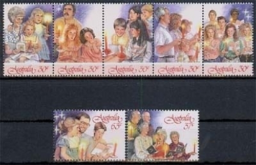 Australien MiNr. 1067/73 **, Weihnachten