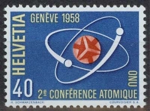 Schweiz MiNr. 662 **, Atomkonferenz