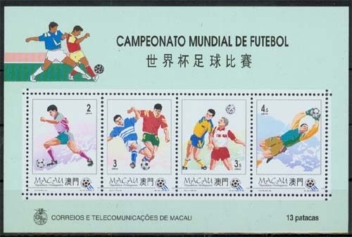 Macau MiNr. Bl. 27 **, Fußball-Weltmeisterschaft, USA