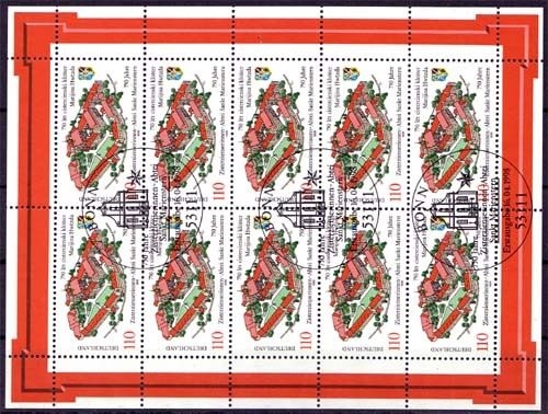 Bund MiNr. 1982 O, 750 Jahre Zisterzienserinnenabtei 10er Bogen ge