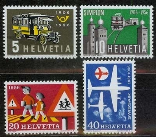 Schweiz MiNr. 623/26 **,Jahresereignisse