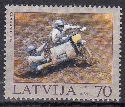 Lettland MiNr. 599 ** Motorsport