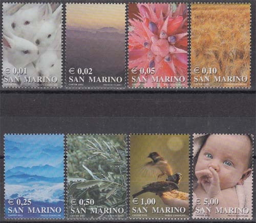 San Marino MiNr. 1998/05 ** Freimarken: Die Farben des Lebens