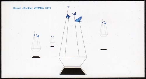 Bosnien Herzegowina MiNr. 301 MH **, Europa 2003, Plakatkunst, postfrisch
