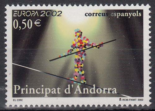 Andorra span. MiNr. 290 ** Europa: Zirkus