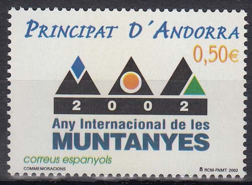 Andorra span. MiNr. 289 ** Internationales Jahr der Berge