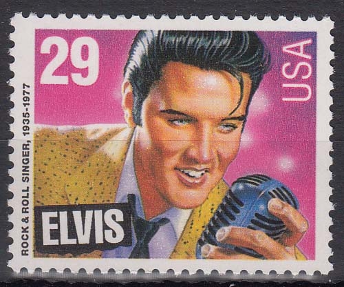 USA MiNr. 2336 ** Amerikanische Musikgeschichte: Elvis Presley