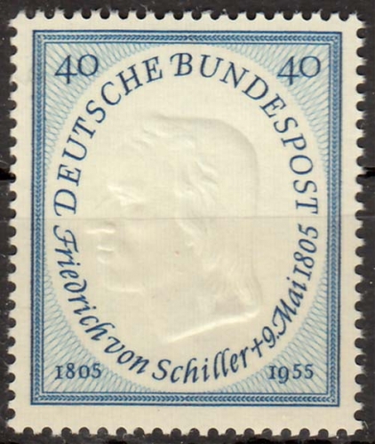 Bund MiNr. 210 **, von Schiller