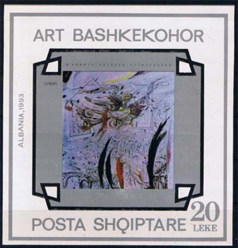 Albanien Block 98 **, Europa 1993, Kunst
