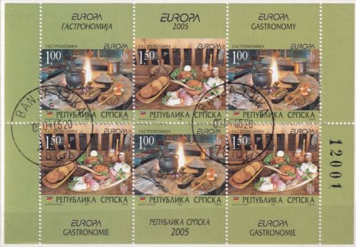 Bosnien Herzegovina (serb.) MiNr. MH 8 O, Europa: Gastromonie