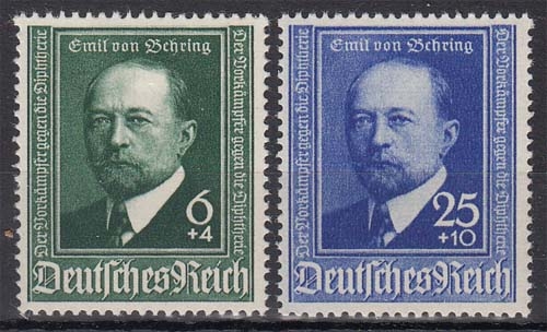 Deutsches Reich MiNr. 760/61 ** Diphtherie-Serum