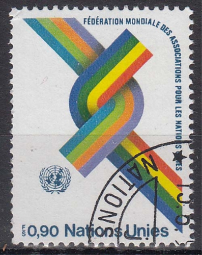 UNO Genf MiNr. 56 O 30 Jahre Weltverband der Gesellschaften Vereinten Nationen