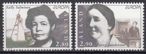 Aland MiNr. 113/14 ** Europa: Berühmte Frauen