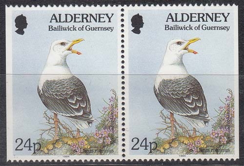 Alderney MiNr. 77 Dr Dl ** Freimarken: Fauna und Flora