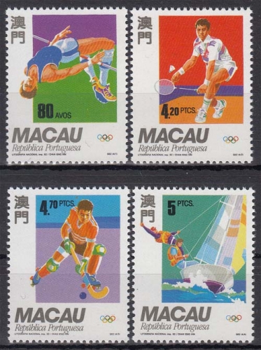 Macau MiNr. 702/05 ** Olympische Sommerspiele in Barcelona