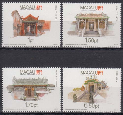 Macau MiNr. 706/09 ** Tempel