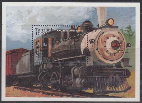 Tansania MiNr. Bl. 284 ** Internationale Briefmarkenausstellung SINGAPORE `95