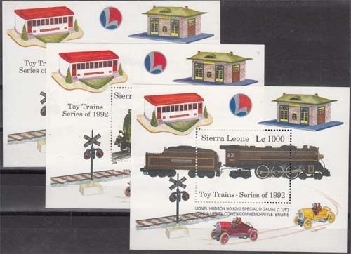 Sierra Leone MiNr. Bl. 204/06 ** Modelleisenbahnen