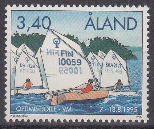 Aland 104 ** Segel-Weltmeisterschaft der Bootsklasse "Optimist"