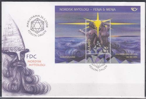 Aland Block 5 FDC