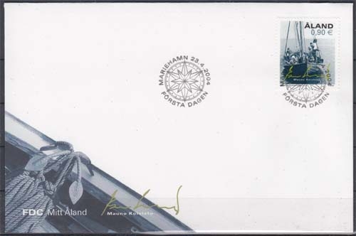 Aland 233 FDC Aland in den Augen prominenter Personen