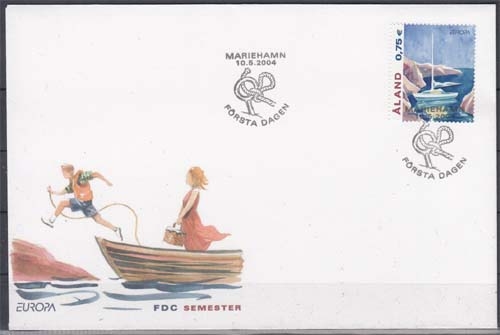 Aland 235 FDC Europa: Ferien