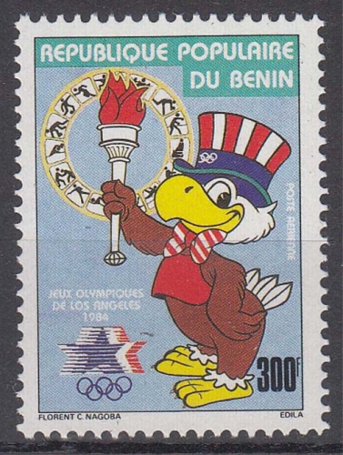 Benin 356 ** Olympische Sommerspiele, Los Angeles