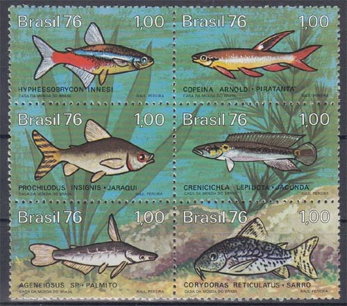 Brasilien 1545/50 **, Fische