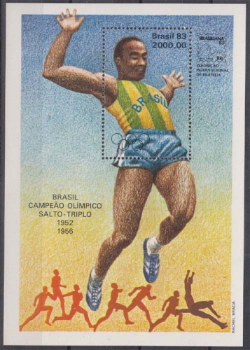 Brasilien Block 57 ** Internationale Briefmarkenausstellung BRASILIANA 83